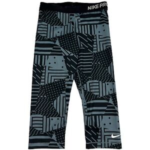 Nike Pro fitness capri leggings mid rise tights cute bottoms stretch waist pants